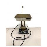 Brass Desk Lamp w/ Marble Base 18'
