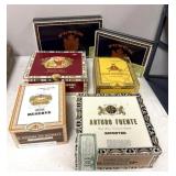 (6) Cigar Boxes