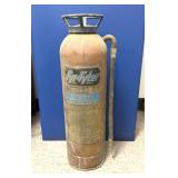 Antique Brass Fire Extinguisher, Fyr-Fyter, Soda