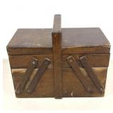 Antique Sewing Box 11'x7'x7'