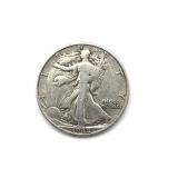 1942-D Walking Liberty Half Dollar
