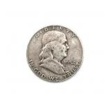1952-D Franklin Half Dollar