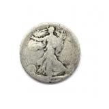 Illegible Date Walking Liberty Half Dollar -