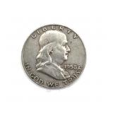 1958-D Franklin Half Dollar