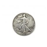 1943-D Walking Liberty Half Dollar