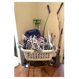 Ironing Board, Iron, Kitchen Chair, Laundry