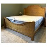 Broyhill King Size Bed, w/ Beauty Rest Mattress