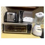 Toaster Oven, Can Opener, Toaster, Mixer Blender