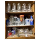Glass Cups and More (contents of cabinet)