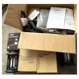 Car Air Mattress (appears unused), Lantern, Solar