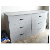 (6) Drawer Grey Dresser 54"x16"x30"