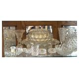 American Fostoria Console Bowl, Round Lidded