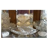 American Fostoria Divided Serving Dish, Plates,