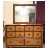 Vintage Ballman Cummings Dresser with Mirror
