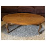 Oval Coffee Table 45" x 27" x 15.5"