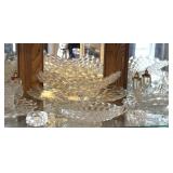 American Fostoria Footed Plate, Salt Dip, Plates,