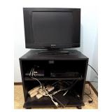 Emerson 20" TV, Funai DVD Player, Surge