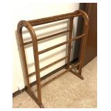 Wooden Quilt Rack 24"x9"x30"