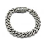 GLD Brand 0.5' Wide Bling Bracelet 8'