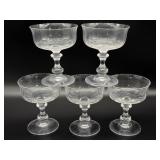 Mikasa French Countryside Crystal Sherbet Glasses