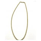 10K' Marked Necklace 20' - weight is measured