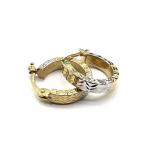 14K' Marked Hoop Earrings 0.5'- weight is