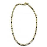 GLD Triangle Bling Necklace 21'- some stones