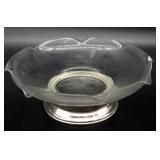 Wallace Sterling Base Glass Dish 6.25' x 2.25'-