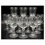 (12) Mikasa French Countryside Crystal Iced Tea