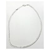 925 Italy' Marked Necklace 22'- weight is