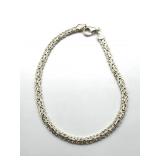 925 Italy' Marked Bracelet 8'- weight is