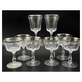 Fostoria Sheffield Water Goblets and Wine Glasses