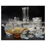 Santa Fe Etched Glass Dining Car Stemware Glass