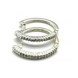 925' Marked Hoop Earrings 0.75?- weight is