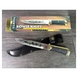 Classic Bowie Knife, Box & Sheath 10ï¿½