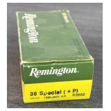 (50) Rnds. .38 Special +P 158 Gr., LHP Remington
