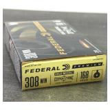 (20) Rnds. .308 Win, 168 Gr. Sierra Match