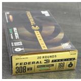 (20) Rnds. .308 Win, 168 Gr. Sierra Match