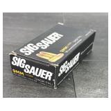 (50) Rnds 9mm 124 Gr FMJ, Sig Sauer