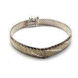 ï¿½925ï¿½ Marked Bracelet 7.5ï¿½- weight is measured