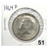 1964-D Kennedy Half Dollar