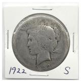 1922-S Peace Dollar