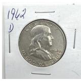 1962-D Franklin Half Dollar