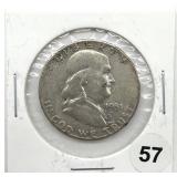 1951 Franklin Half Dollar