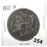 1921-D Morgan Dollar