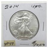 2014 Silver Eagle One Ounce Fine Silver