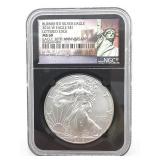 2016 Silver Eagle One Ounce Fine Silver, NGC