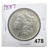 1887 Morgan Dollar