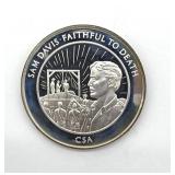 Sterling The Danbury Mint Civil War Medal ï¿½Sam