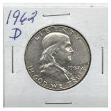 1962-D Franklin Half Dollar